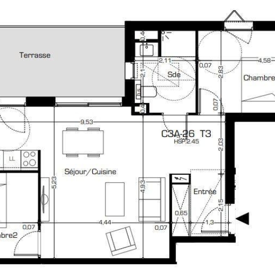  Annonces VALRAS : Appartement | BEZIERS (34500) | 65 m2 | 235 800 € 