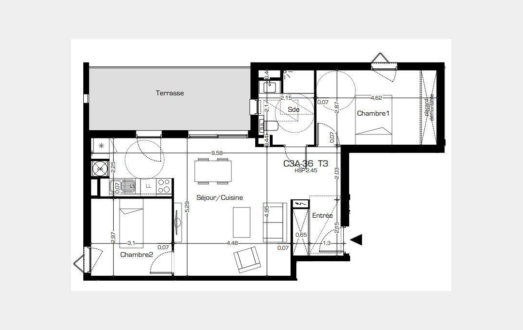 Annonces VALRAS : Appartement | BEZIERS (34500) | 66 m2 | 240 800 € 