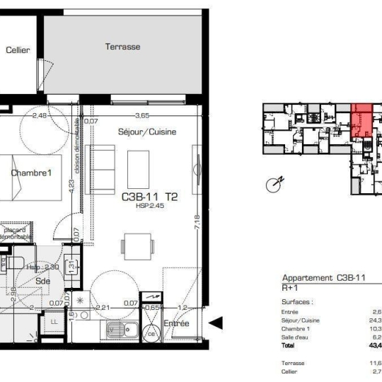 Annonces VALRAS : Appartement | BEZIERS (34500) | 43.00m2 | 159 900 € 
