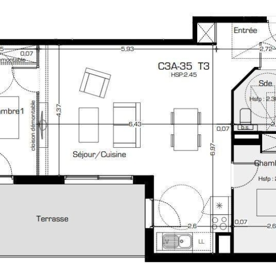  Annonces VALRAS : Appartement | BEZIERS (34500) | 66 m2 | 243 700 € 