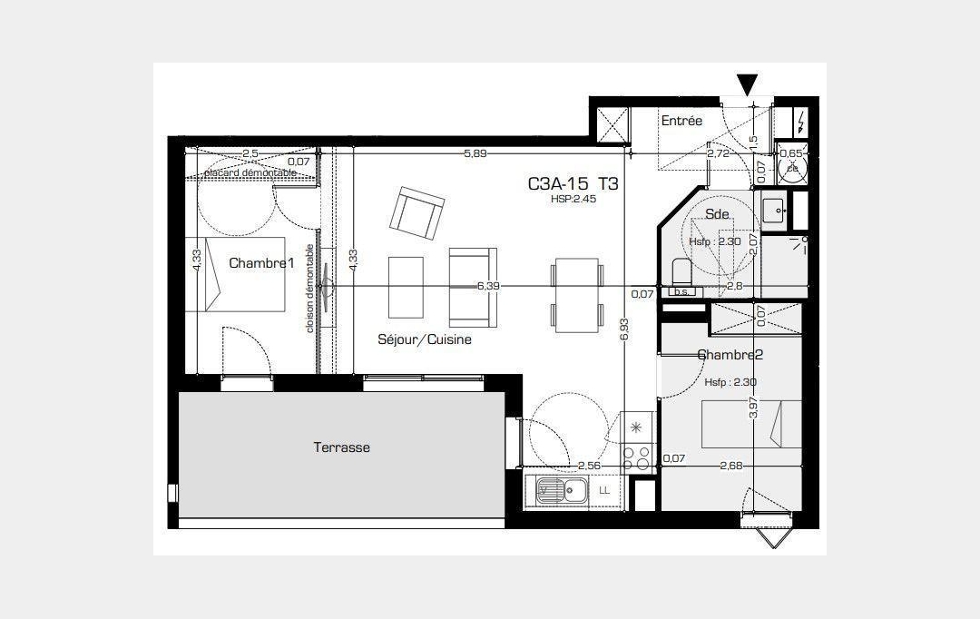 Annonces VALRAS : Appartement | BEZIERS (34500) | 65 m2 | 233 500 € 