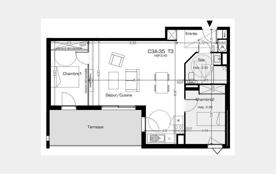 Annonces VALRAS : Appartement | BEZIERS (34500) | 66 m2 | 243 700 € 